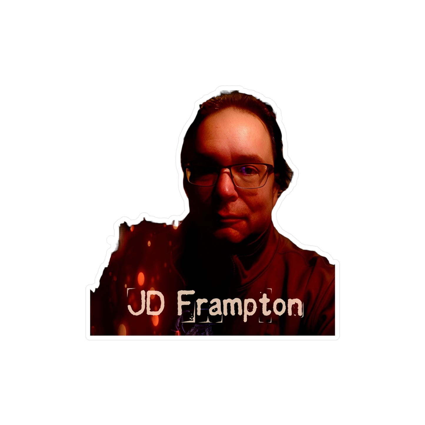 JD FRAMPTON Kiss-Cut Vinyl Decal